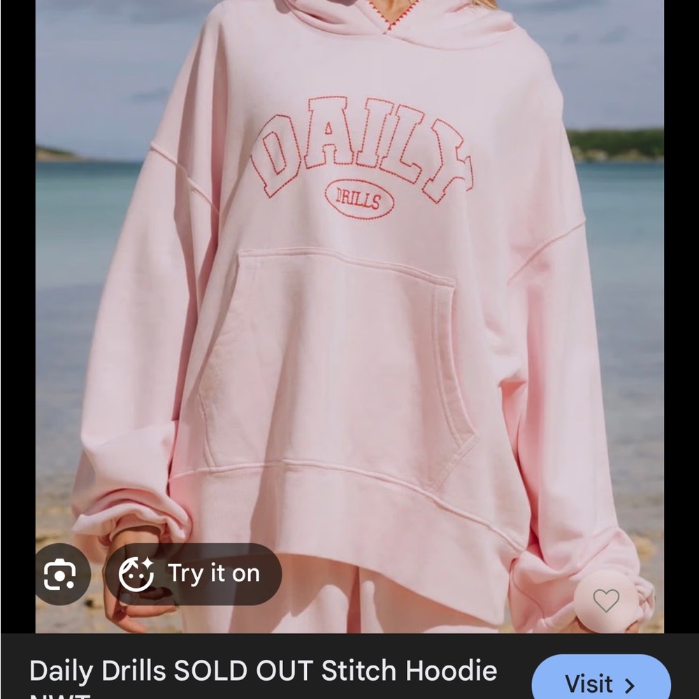 Daily drills cupid hoodie with heart stitching